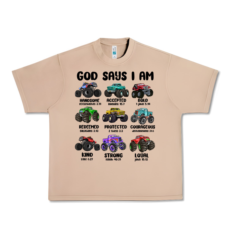 God Says I Am Urban Heavy Tee by MaliasSmallBusiness | Teevron