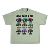 Oil Green god says i am Urban Heavy Tee - MaliasSmallBusiness