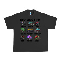 Pigment Black god says i am Urban Heavy Tee - MaliasSmallBusiness