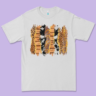 Western Brushstrokes Premium Tee Designed By Adodesignshop