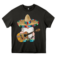 Asphalt mexican gnomes guitar sombrero serape Heavy Core Tee - Artiststas