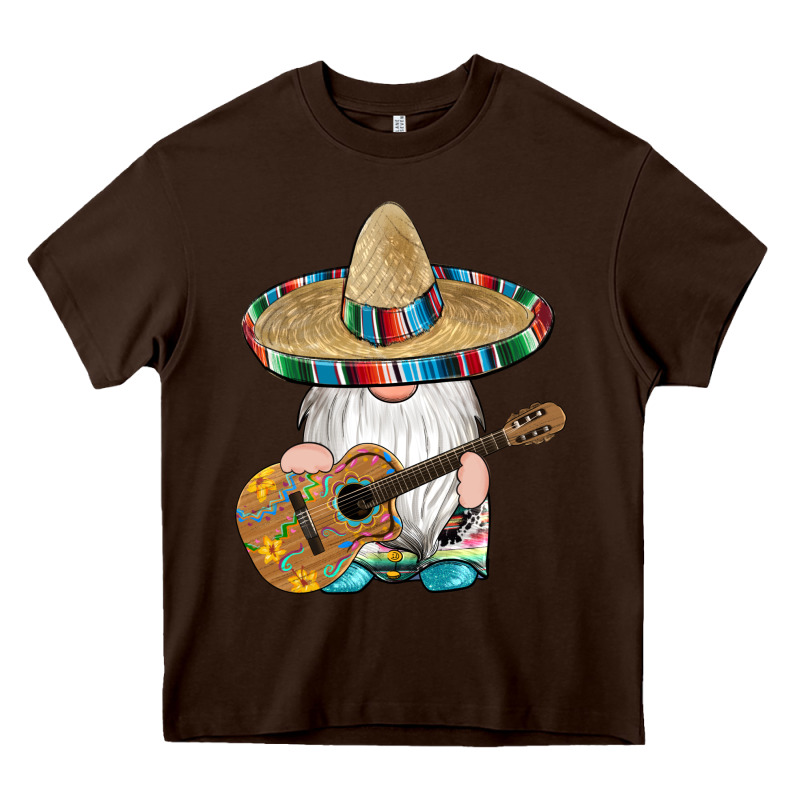 Mexican Gnomes Guitar Sombrero Serape Heavy Core Tee by Artiststas | Teevron