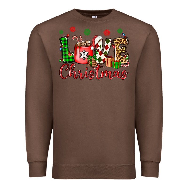 Love Christmas Premium Sweatshirt by OliviaCreatesArt | Teevron