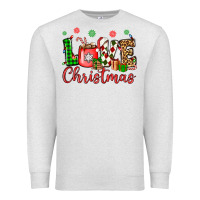 Oatmeal Heather love christmas Premium Sweatshirt - OliviaCreatesArt