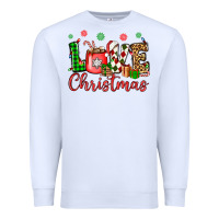 White love christmas Premium Sweatshirt - OliviaCreatesArt