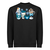 Winter Coffee Cups Heavyweight Sweatshirt | Teevron