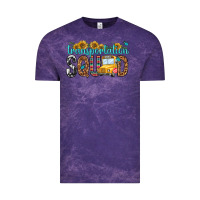 Cloud Purple transportation squad Vintage Tee - NancyCooperArtShop