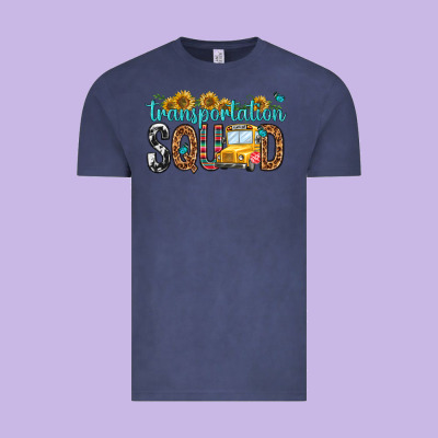 Transportation Squad Vintage Tee Designed By Nancycooperartshop