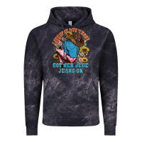 Cloud Black lord have mercy baby got her blue jeans on Vintage Hoodie - NancyCooperArtShop