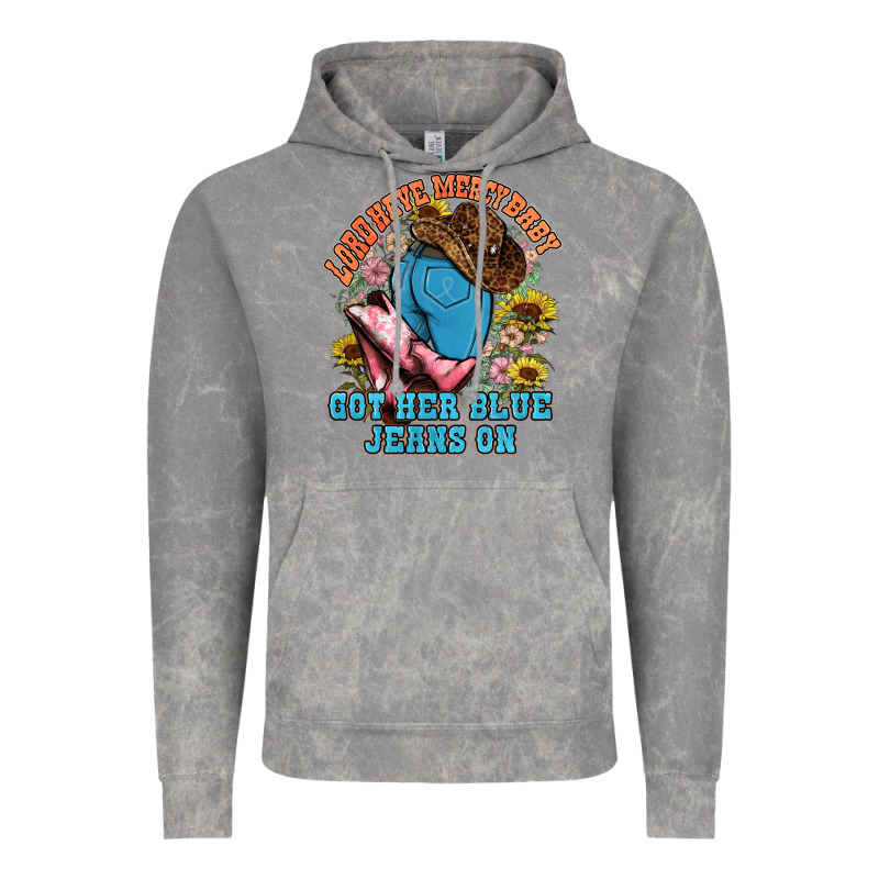 Lord Have Mercy Baby Got Her Blue Jeans On Vintage Hoodie by NancyCooperArtShop | Teevron