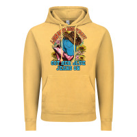 Vintage Mustard lord have mercy baby got her blue jeans on Vintage Hoodie - NancyCooperArtShop