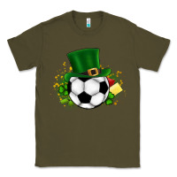 Army Green Football Ball Classic Tee - CowhideDigitalArt