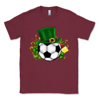 Burgundy Football Ball Classic Tee - CowhideDigitalArt