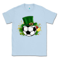 Dusty Blue Football Ball Classic Tee - CowhideDigitalArt