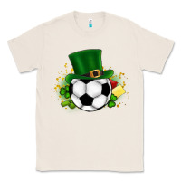 Natural Football Ball Classic Tee - CowhideDigitalArt