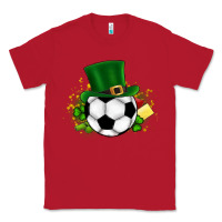 Red Football Ball Classic Tee - CowhideDigitalArt
