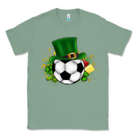 Sage Football Ball Classic Tee - CowhideDigitalArt
