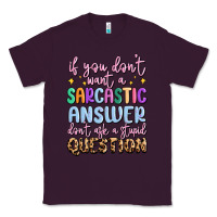 Plum if you don't want sarcastic answer Classic Tee - MaliasSmallBusiness
