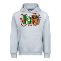 Heather Grey christmas nr nurse practitioner nurse Urban Hoodie - LillyAllenDesigns
