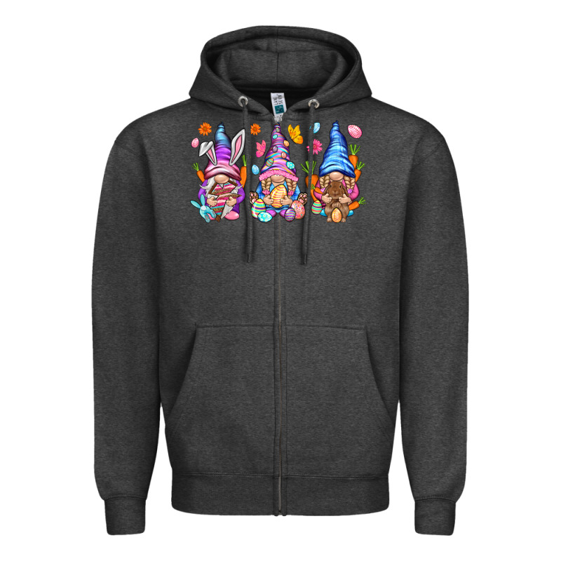 Easter Gnomies Easter Day Zipper Hoodie by HowdyJamesFarm | Teevron