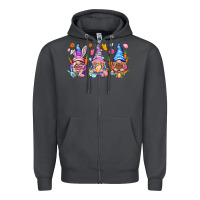 Smoke Easter gnomies Easter Day Zipper Hoodie - HowdyJamesFarm
