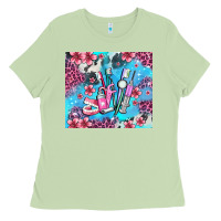 Matcha dentist element with flowers Ladies Tee - AdoDesignShop