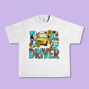 Bus Driver Urban Heavy Tee Designed By Nancycooperartshop