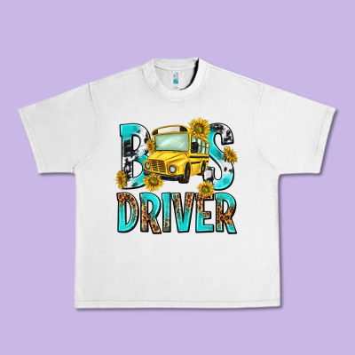 Bus Driver Urban Heavy Tee Designed By Nancycooperartshop