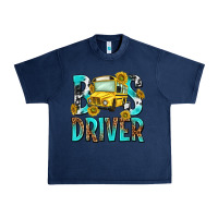 Navy bus driver Urban Heavy Tee - NancyCooperArtShop