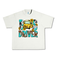 Pistachio bus driver Urban Heavy Tee - NancyCooperArtShop