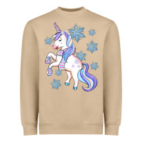 Mushroom Winter unicorn Heavyweight Sweatshirt - Artiststas