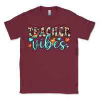 Burgundy teacher vibes Classic Tee - JahusDesignShop