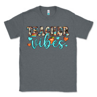 Charcoal Heather teacher vibes Classic Tee - JahusDesignShop