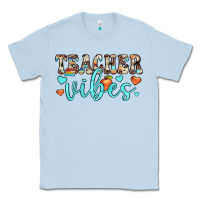 Dusty Blue teacher vibes Classic Tee - JahusDesignShop