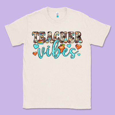 Teacher Vibes Classic Tee Designed By Jahusdesignshop