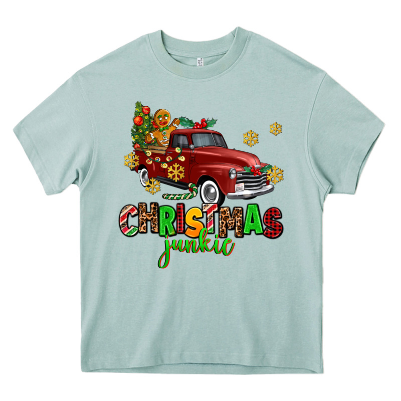 Christmas Junkie Heavy Core Tee by AdoDesignShop | Teevron