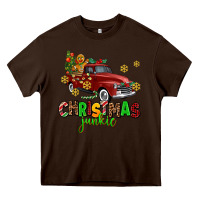 Chocolate Brown christmas junkie Heavy Core Tee - AdoDesignShop
