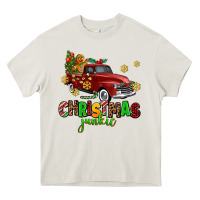 Cream christmas junkie Heavy Core Tee - AdoDesignShop