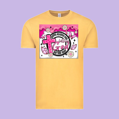 Doing My Best And Letting God Vintage Tee Designed By Maliassmallbusiness