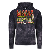 Cloud Black mama needs a drink Vintage Hoodie - NancyCooperArtShop