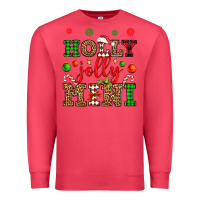 Cardinal holly jolly mini Premium Sweatshirt - OliviaCreatesArt
