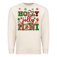 Sandshell holly jolly mini Premium Sweatshirt - OliviaCreatesArt