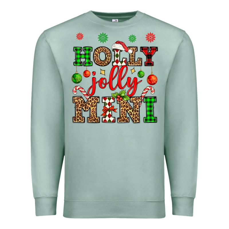 Holly Jolly Mini Premium Sweatshirt by OliviaCreatesArt | Teevron