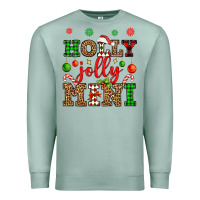 Seafoam holly jolly mini Premium Sweatshirt - OliviaCreatesArt