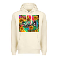 Sandshell Mom rainbow sunflower Premium Hoodie - CowGirlArtShop