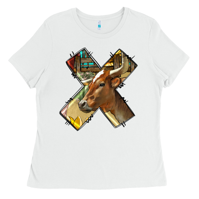 Farm Life Alphabet Lowercase Letters X Ladies Tee by BundleAndBundleShop | Teevron