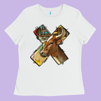 Farm Life Alphabet Lowercase Letters X Ladies Tee Designed By Bundleandbundleshop