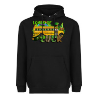 Black Loads of luck School bus Heavyweight Hoodie - CowGirlArtShop