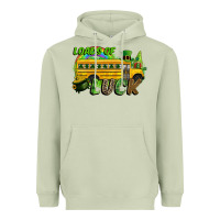 Matcha Loads of luck School bus Heavyweight Hoodie - CowGirlArtShop