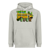 Moon Dust Loads of luck School bus Heavyweight Hoodie - CowGirlArtShop